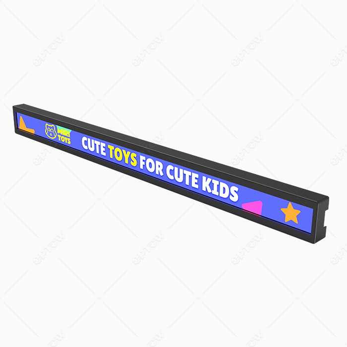35inch Digital Shelf Edge Signage LCD Display With Tempered Glass